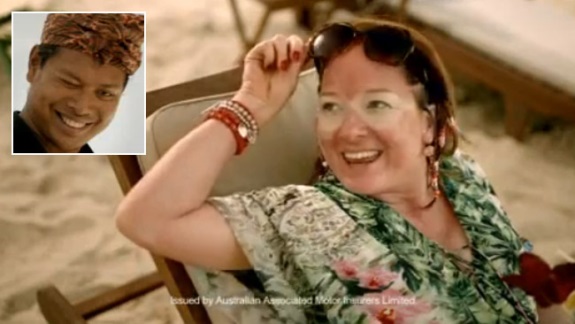 rhonda and ketut aami insurance ad